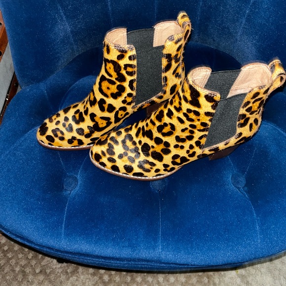 NWT Cheetah Print Booties Madewell - Picture 3 of 3